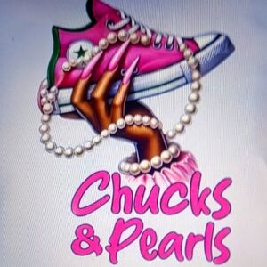 Chucks n Pearls T-shirt